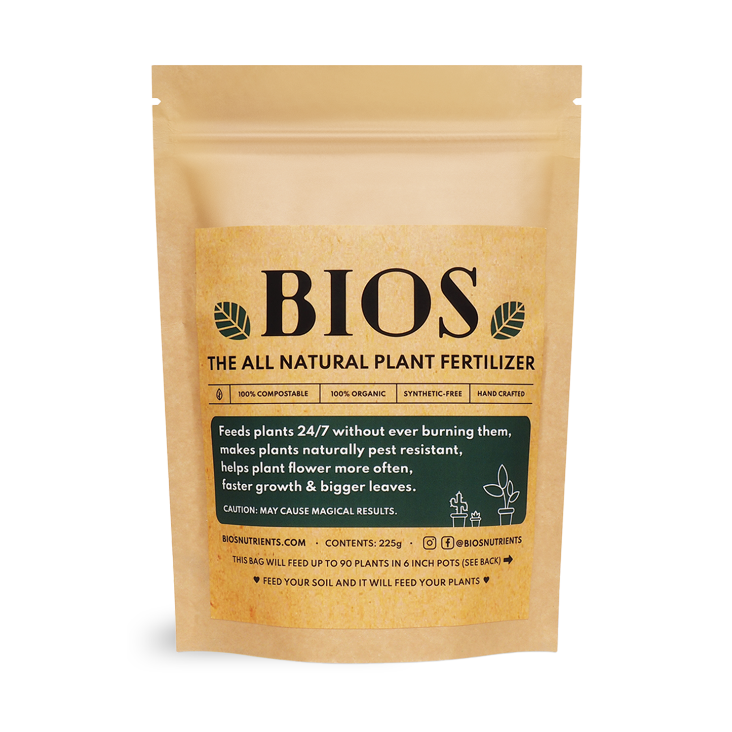 🎁 All Natural Plant Fertilizer - Never burn plants again 🔥 (100% off)
