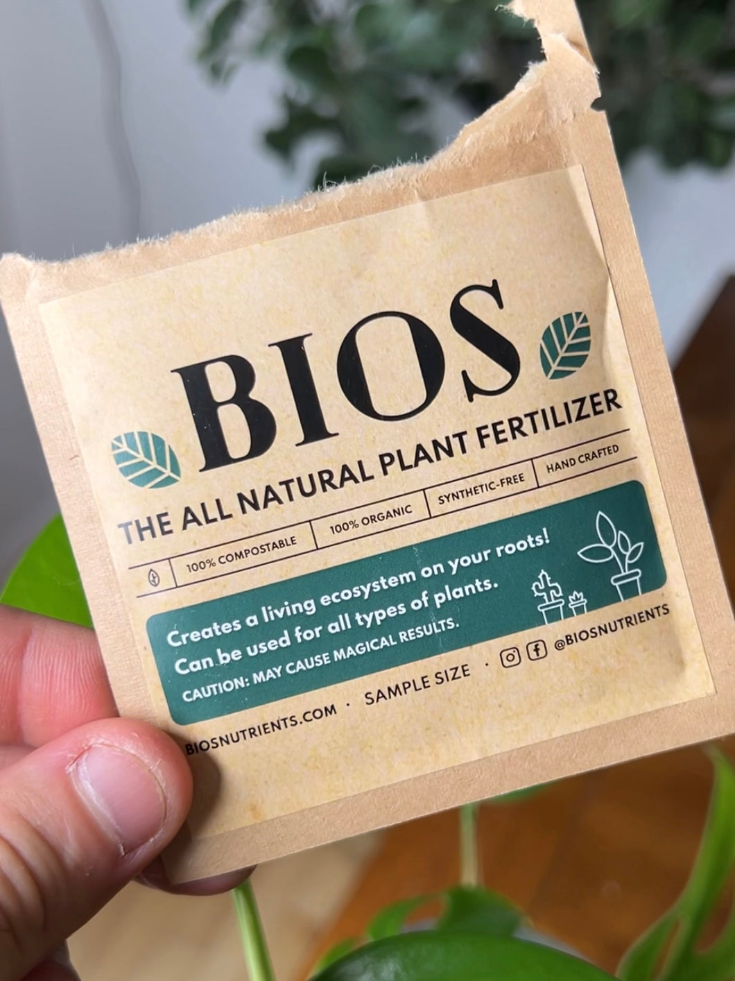 FREE Bios Fertilizer Sample Pack